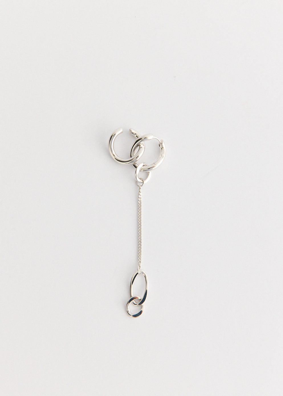 River Ear Cuff Chained Hoop