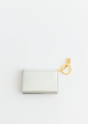 Metallic Bou Flap Card Holder
