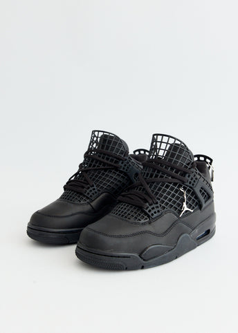 Women's Air Jordan 4 Net 'Black' Sneakers
