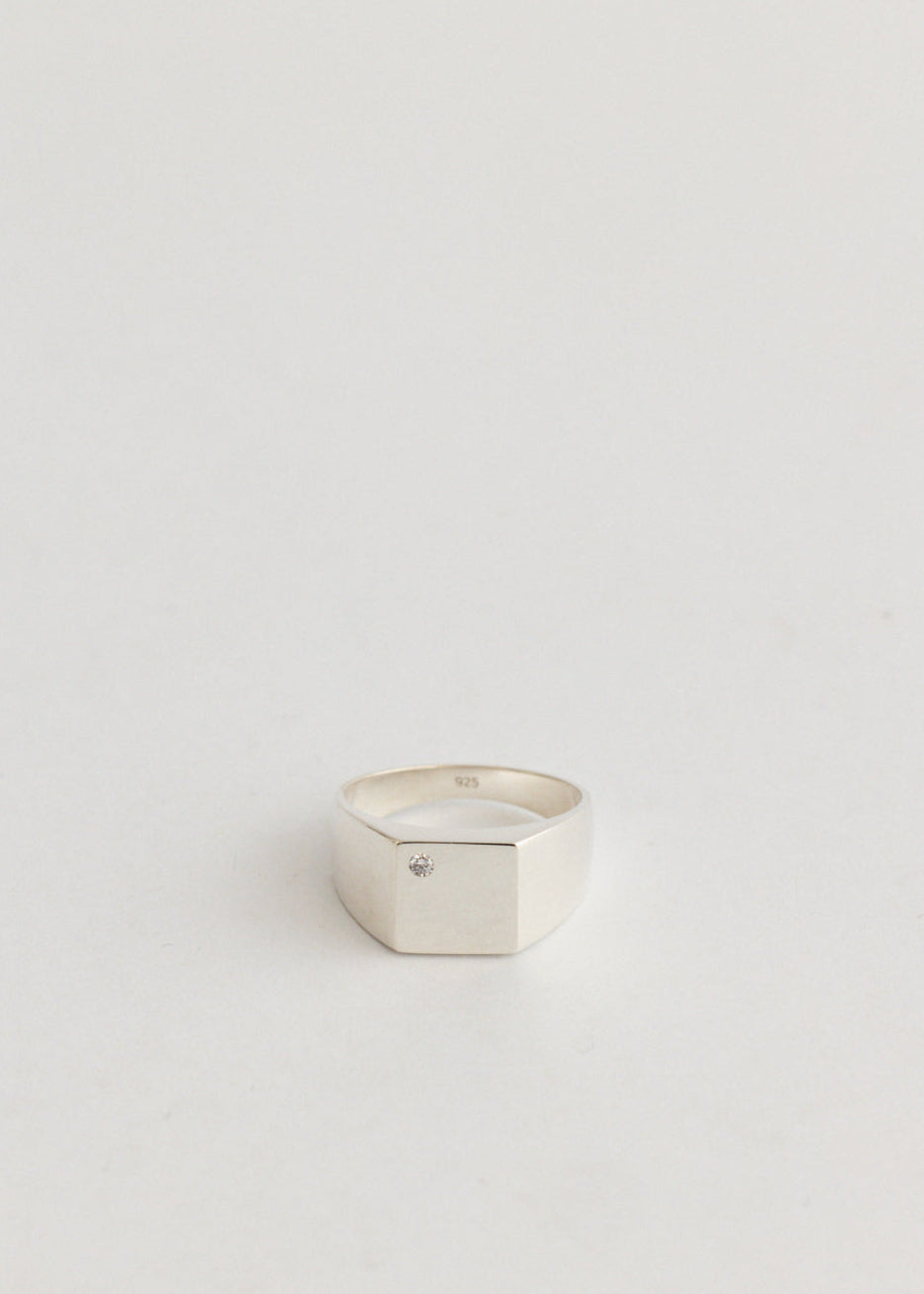 Diamond Signet Ring
