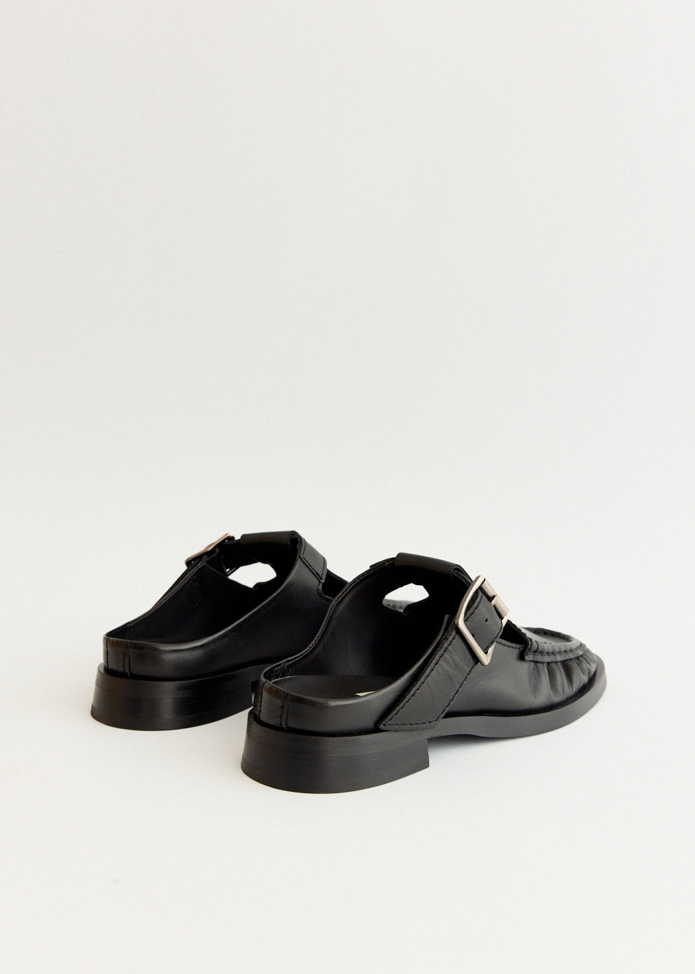 Gianna Buckled Mules