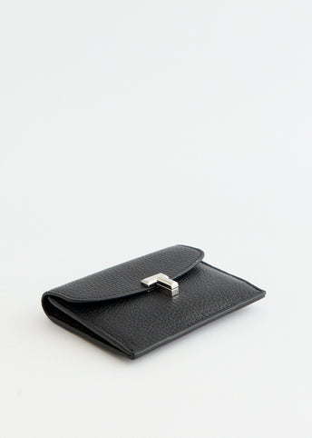 T-Lock Grained Leather Cardholder