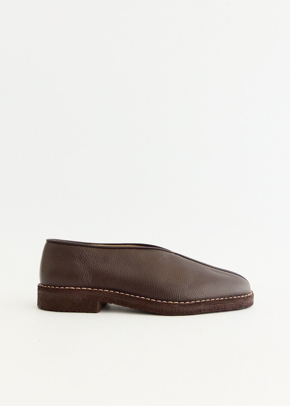 Piped Crepe Slippers