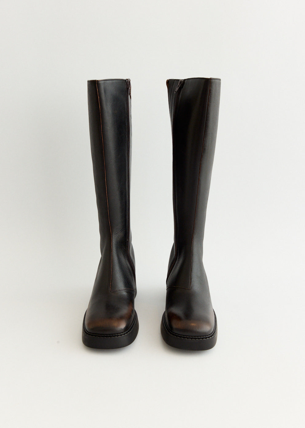 Yumi Brushed Brown Boots