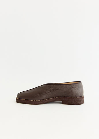 Piped Crepe Slippers