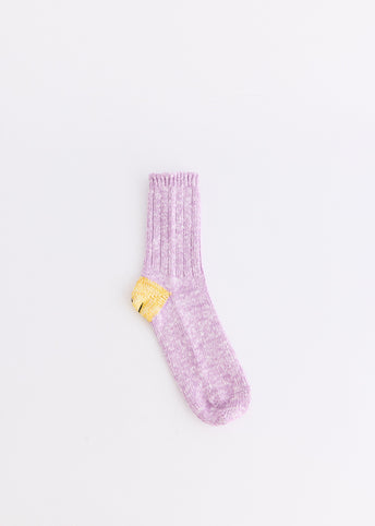 56 Yarns 3x1 Rib RAINBOWY HAPPY HEEL Socks
