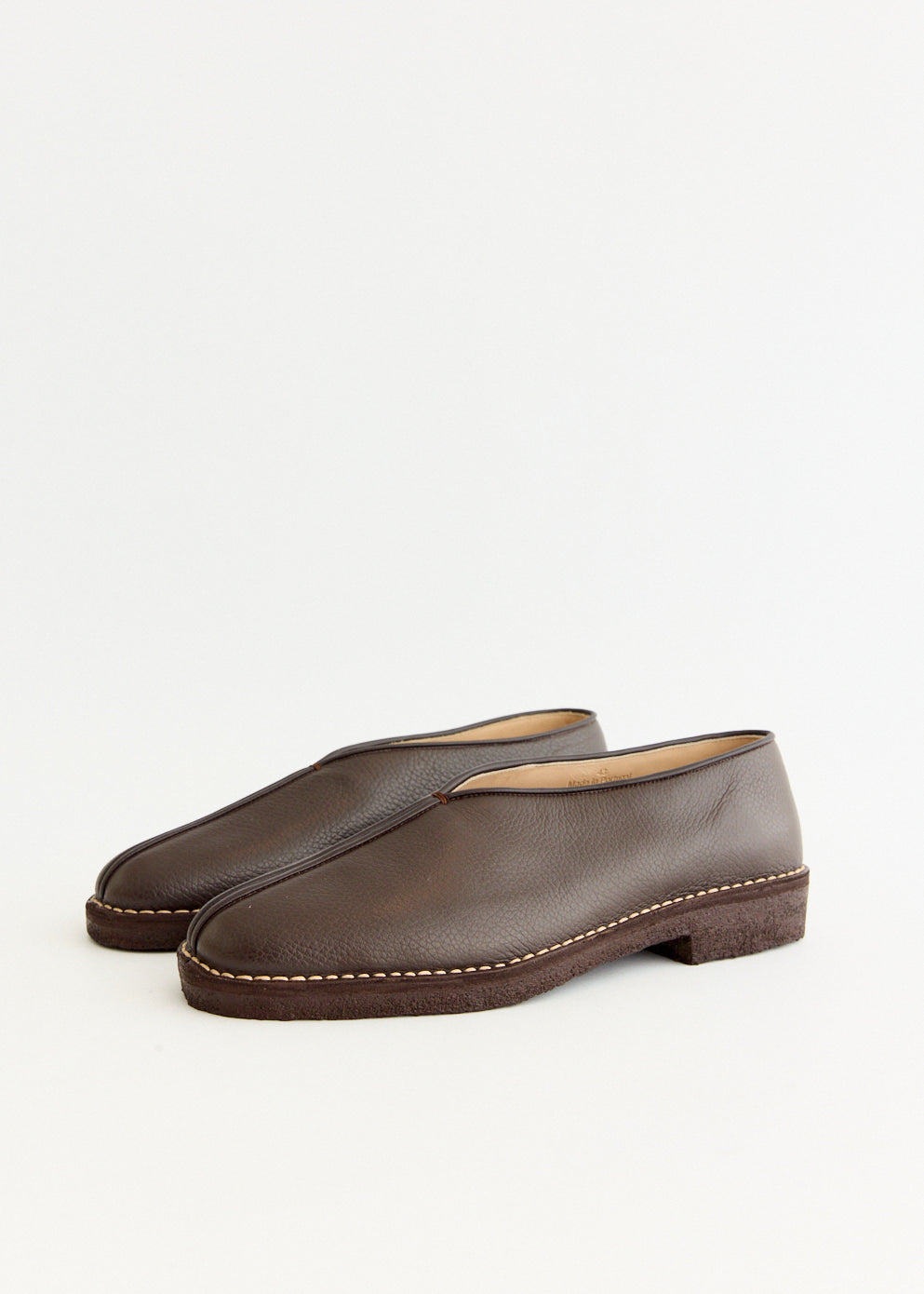 Piped Crepe Slippers