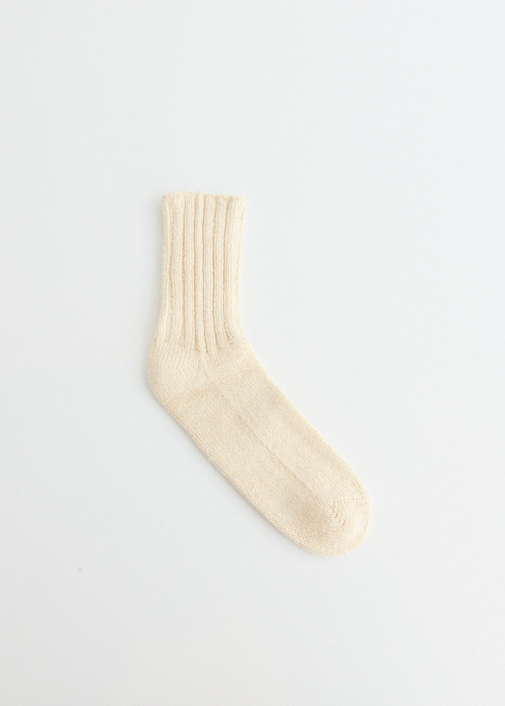 Cotton Silk Rib Socks