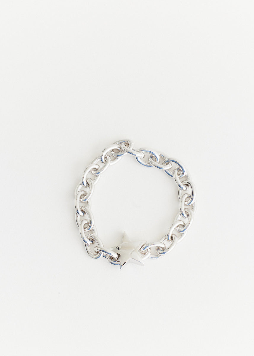 ブレスレット Star Clasp Oval Chain Bracelet #5928 Star Clasp Oval Chain Bracelet