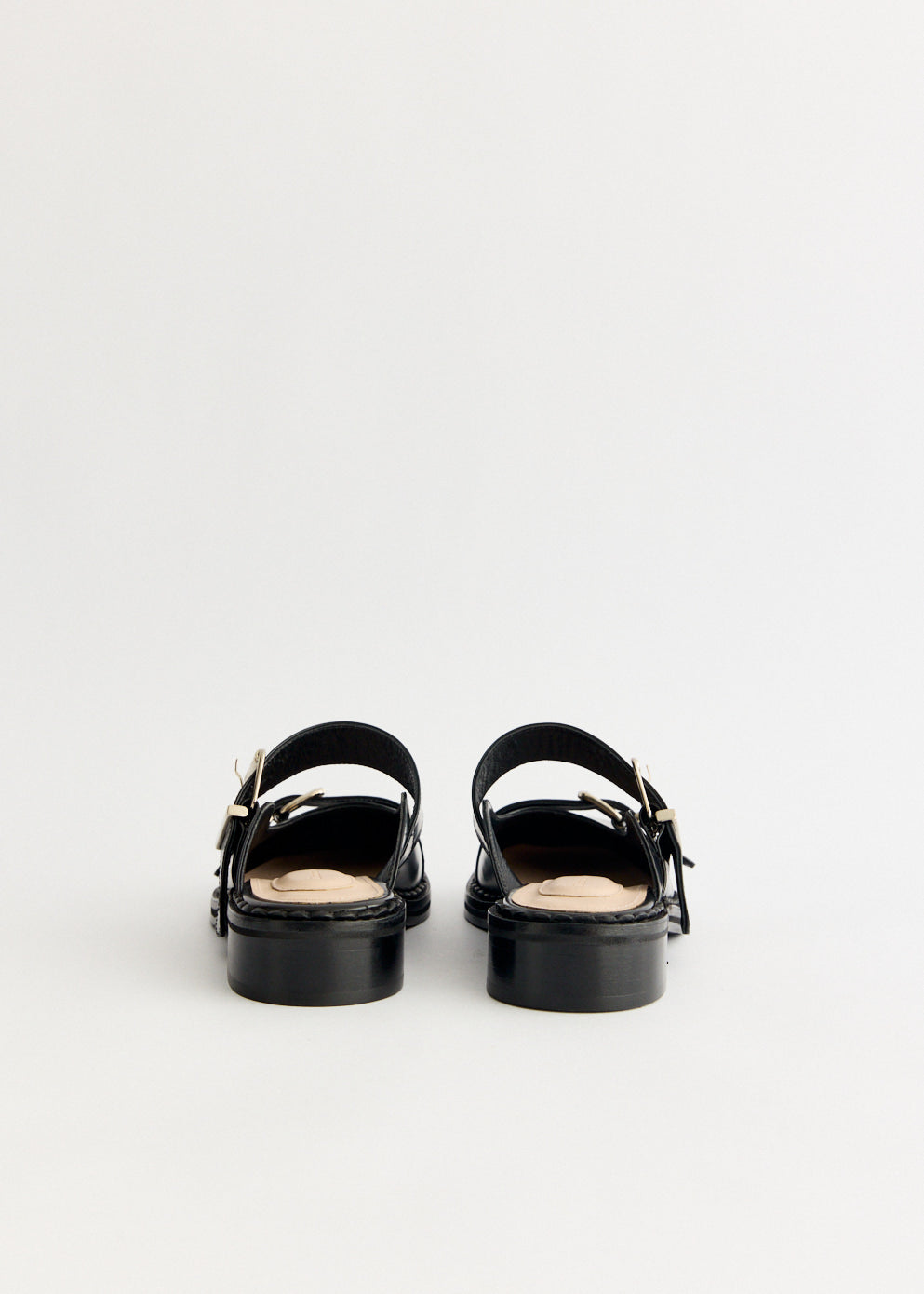 Buckle Mary Jane Mules