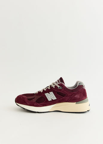 MADE in UK 991v2 'Catawba Grape' Sneakers