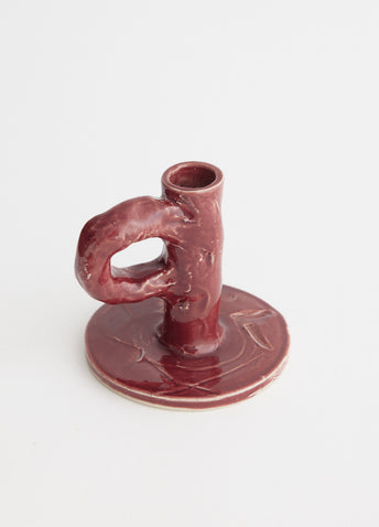Studio Candlestick Burgundy