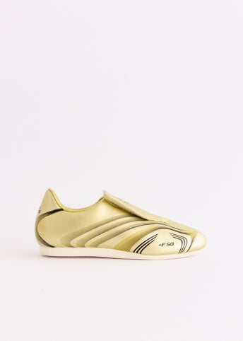 Women's Taekwondo F50 'Gold Metallic' Sneakers