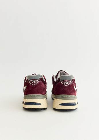 MADE in UK 991v2 'Catawba Grape' Sneakers