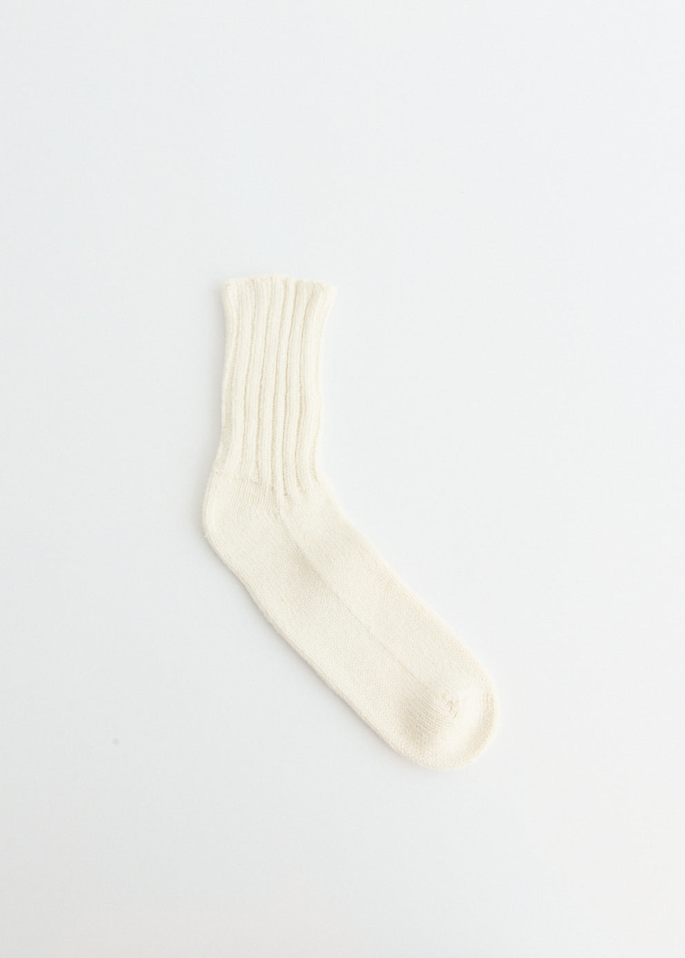 Cotton Silk Rib Socks