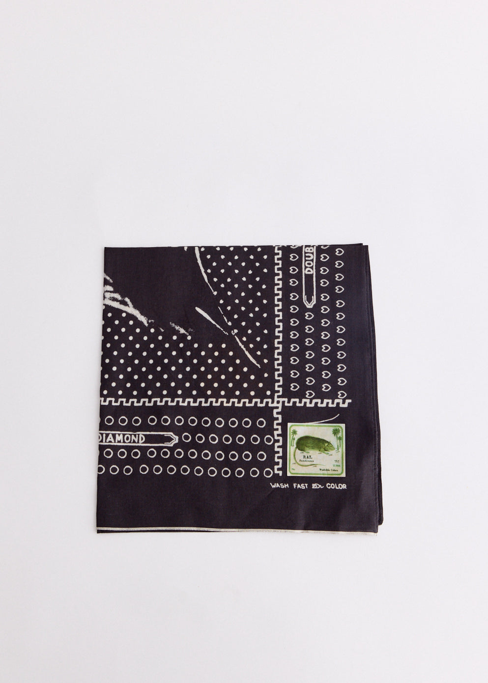 Fastcolor Selvedge Bandanna (Mirrored Fuji PROFILE RAINBOWY)