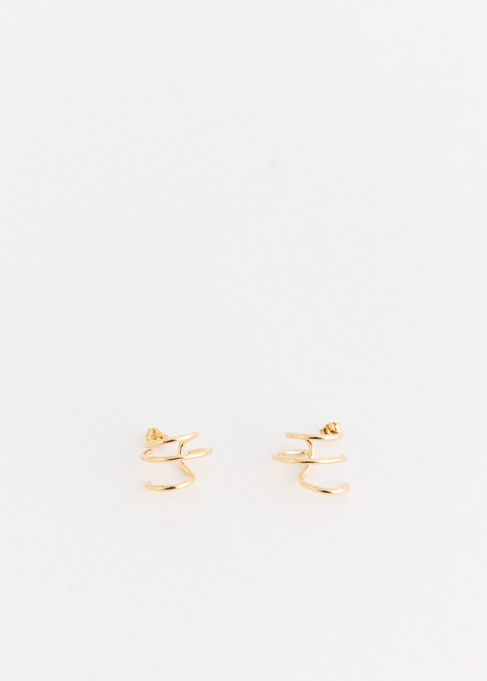 Wrap Gold Plated Earrings