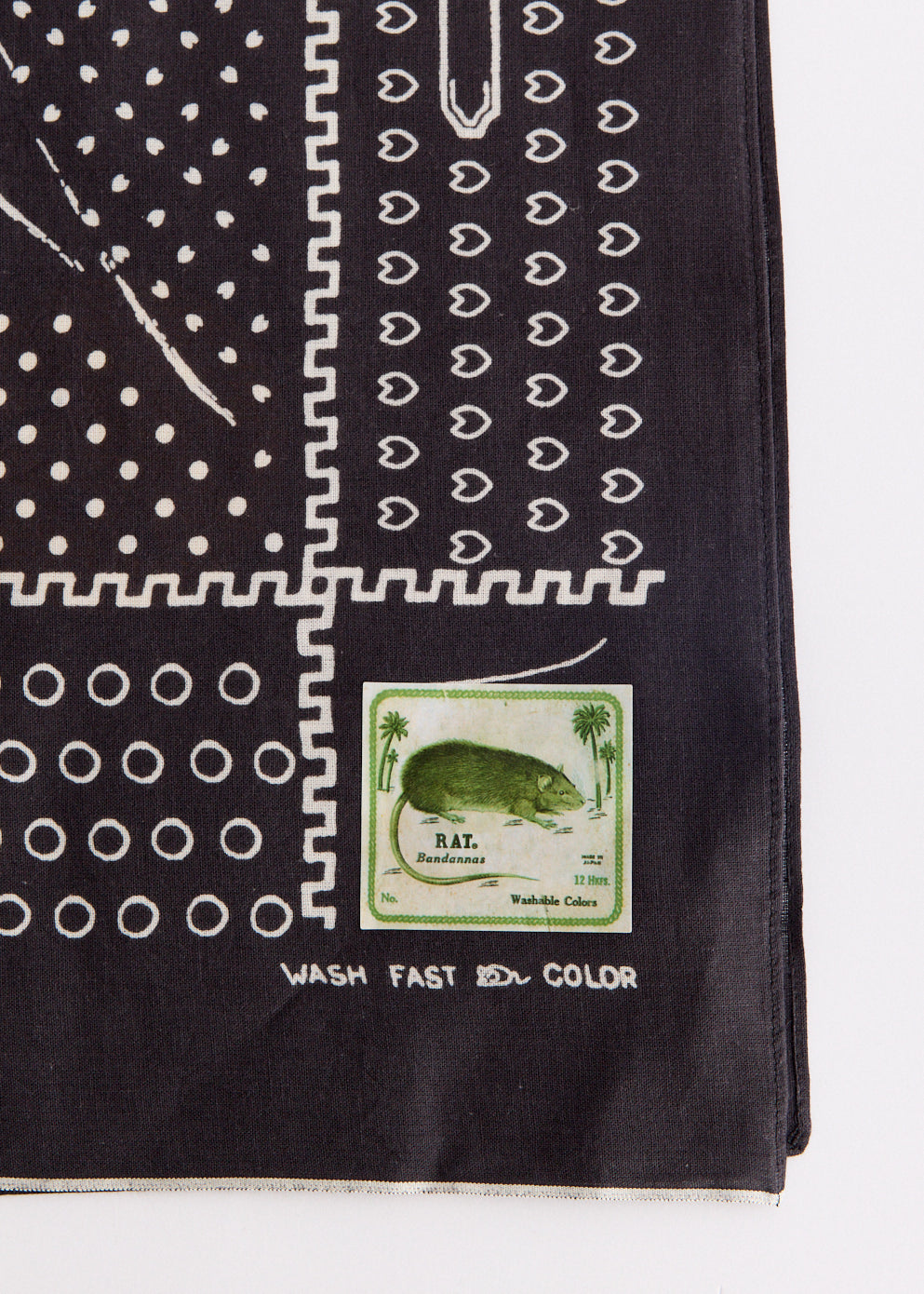 Fastcolor Selvedge Bandanna (Mirrored Fuji PROFILE RAINBOWY)
