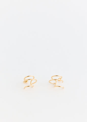 Wrap Gold Plated Earrings