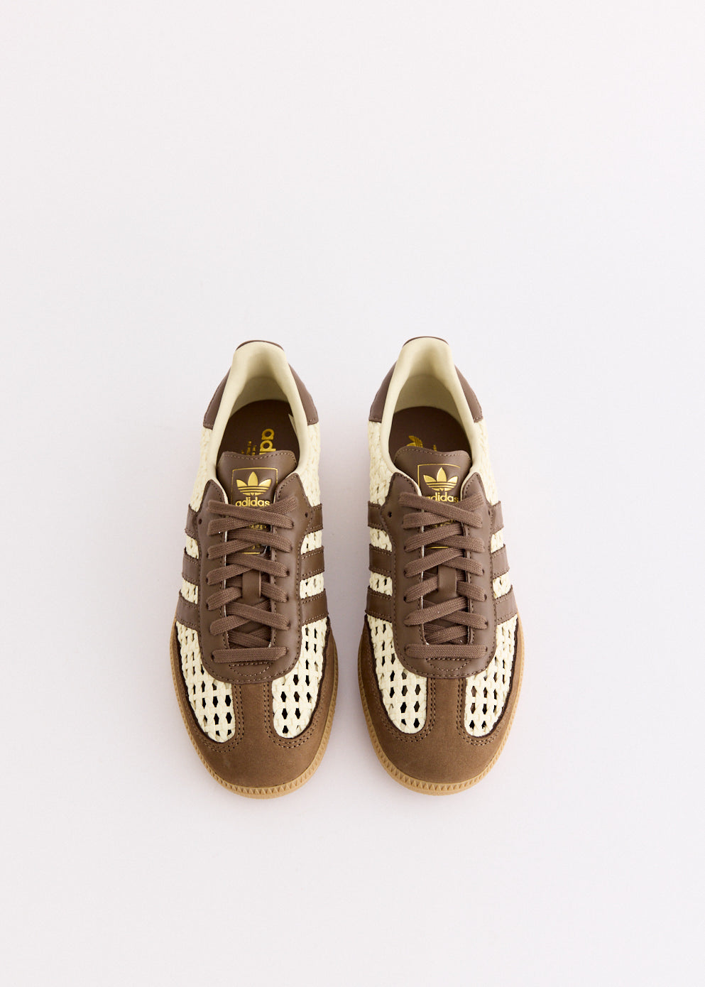 Women's Samba OG Basketweave 'Cream White' Sneakers