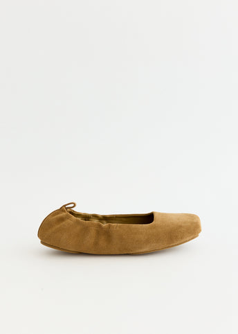 Suede Ballet Flat