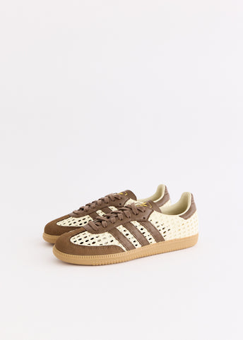 Women's Samba OG Basketweave 'Cream White' Sneakers