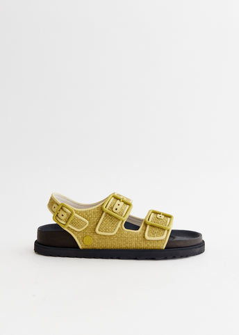 Milano Raffia Luxe Narrow Sandals