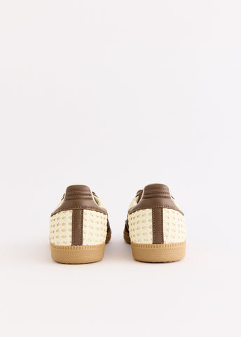 Women's Samba OG Basketweave 'Cream White' Sneakers