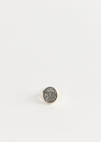 Western Buckle Signet Ring