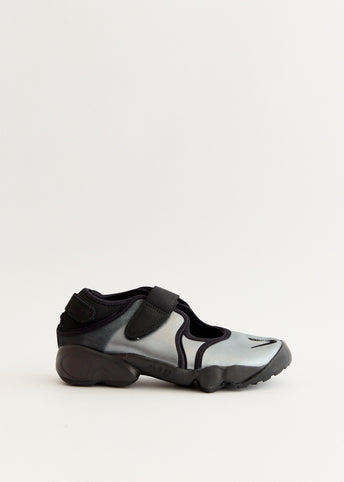 Women's Air Rift Breathe 'Metallic Silver Black' Sneakers