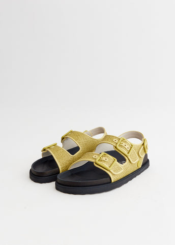Milano Raffia Luxe Narrow Sandals