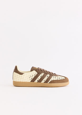 Women's Samba OG Basketweave 'Cream White' Sneakers