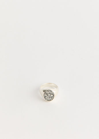 Western Buckle Signet Ring