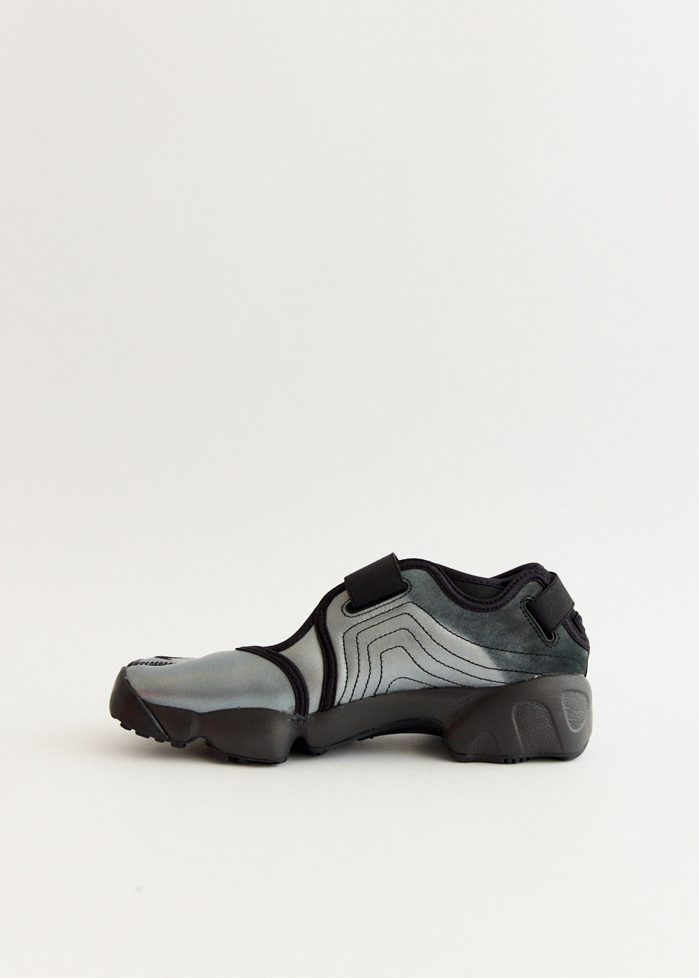 Women's Air Rift Breathe 'Metallic Silver Black' Sneakers