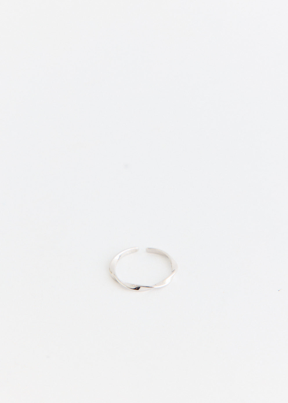 Silver Twist Ring