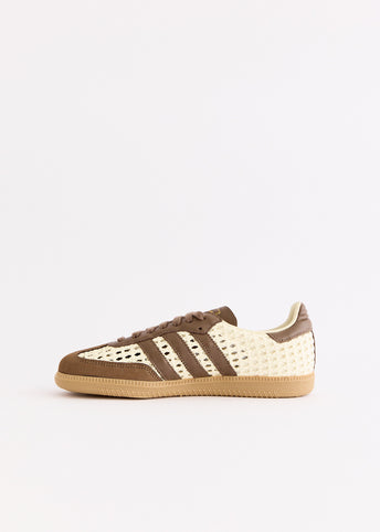 Women's Samba OG Basketweave 'Cream White' Sneakers