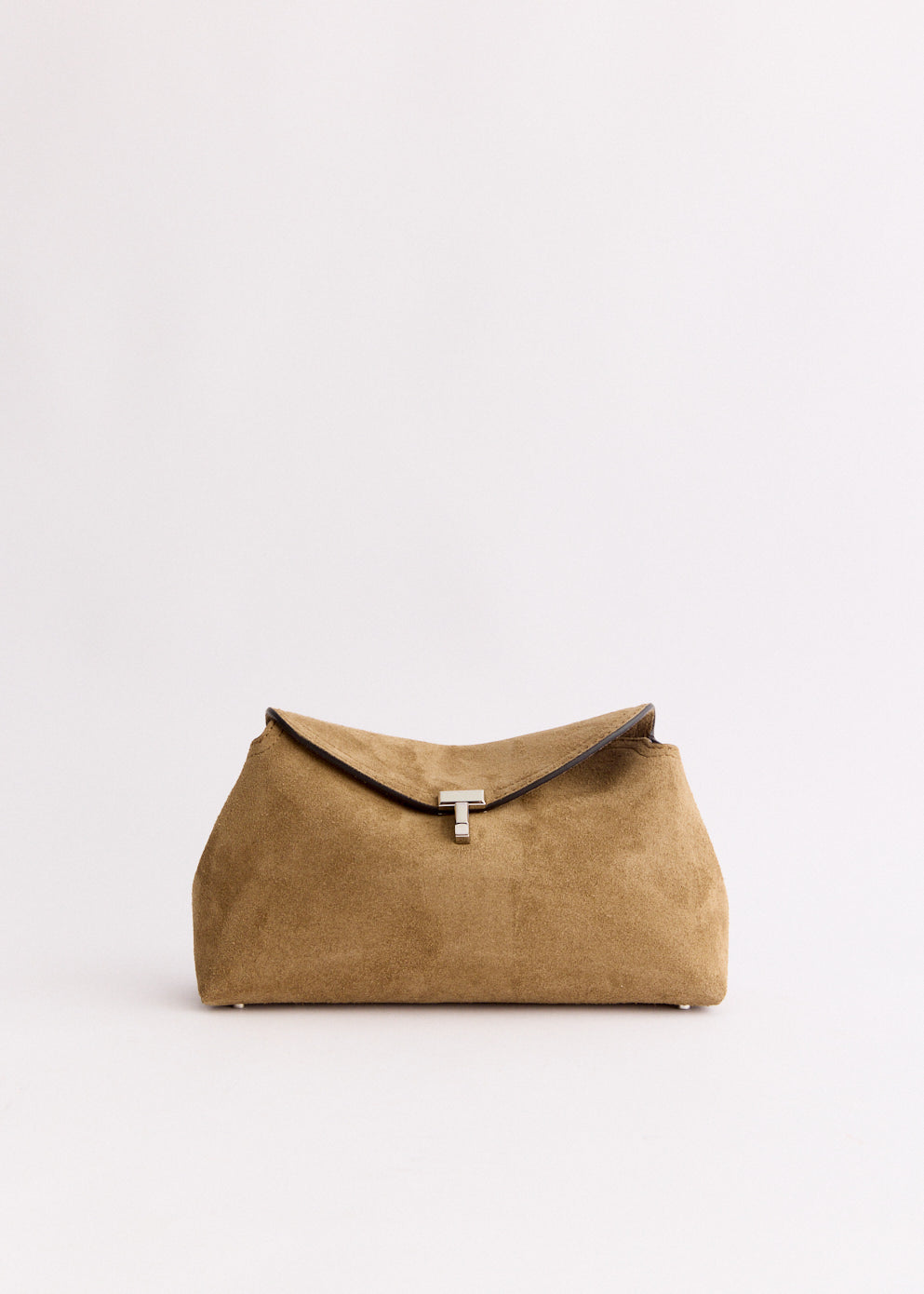 T-Lock Suede Clutch