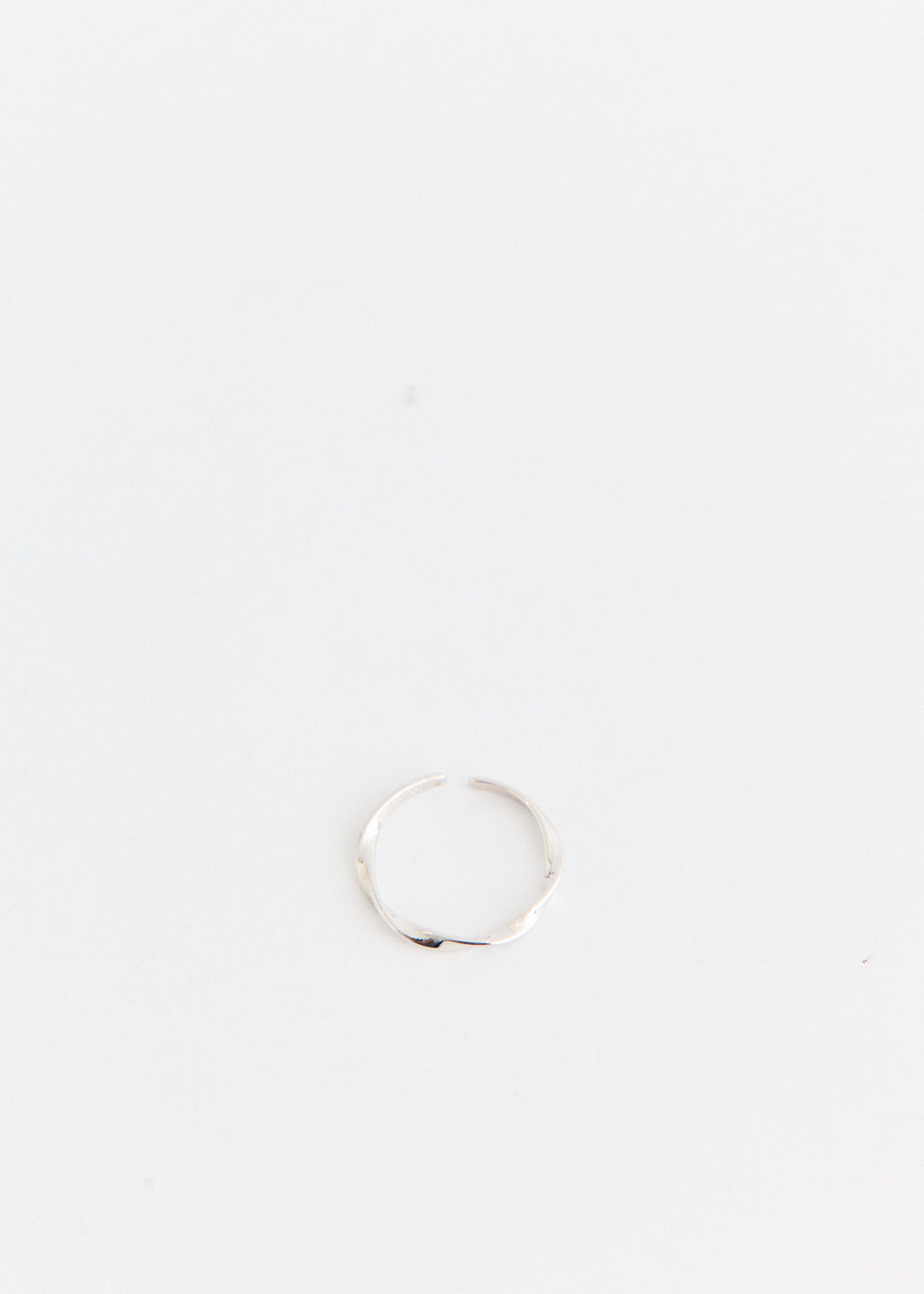 Silver Twist Ring