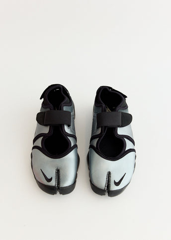 Women's Air Rift Breathe 'Metallic Silver Black' Sneakers