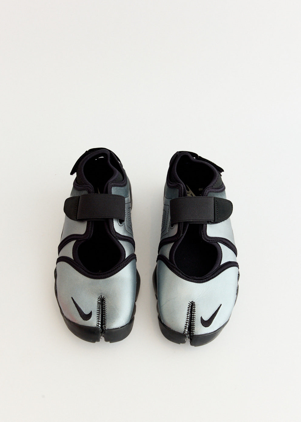 Women's Air Rift Breathe 'Metallic Silver Black' Sneakers