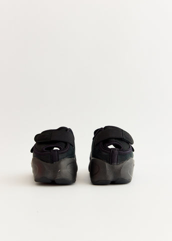Women's Air Rift Breathe 'Metallic Silver Black' Sneakers