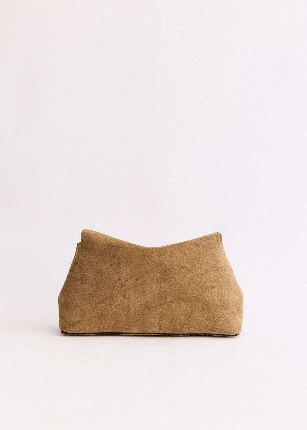T-Lock Suede Clutch