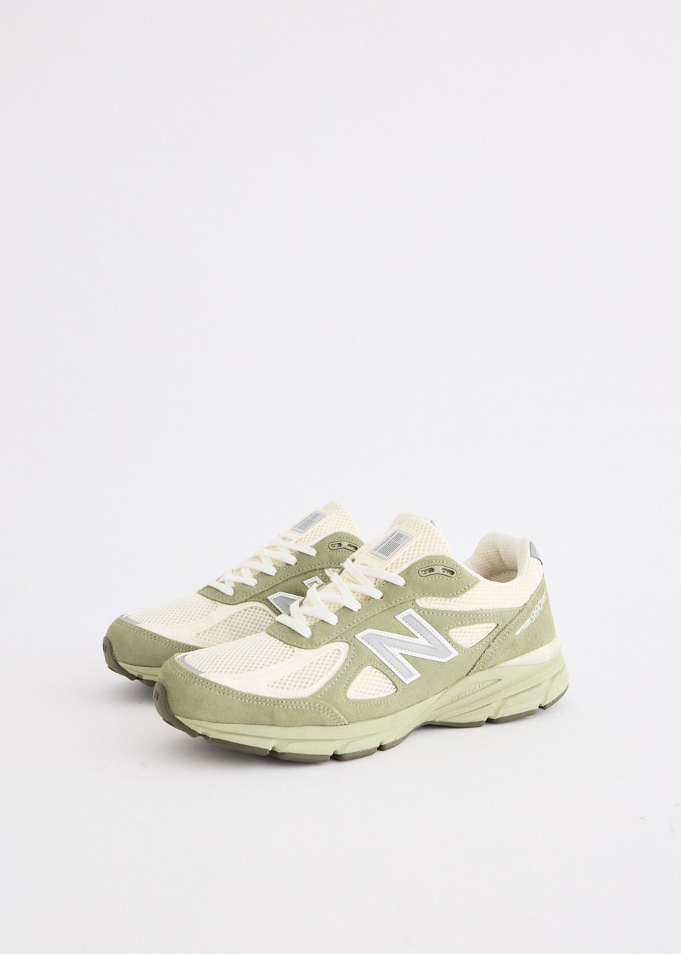 MADE in USA 990v4 'Olive Leaf' Sneakers