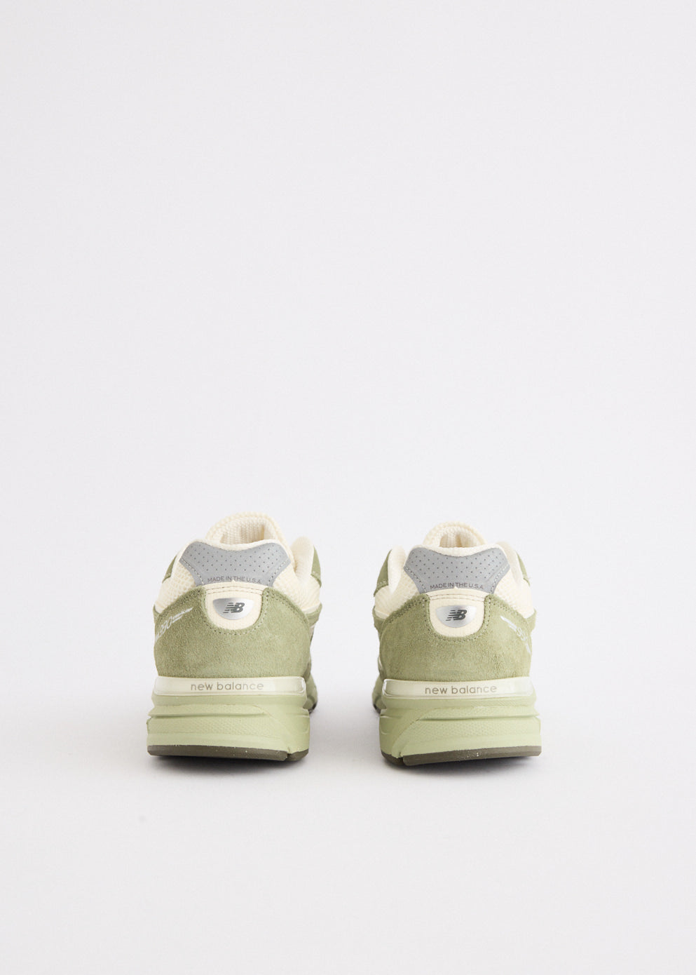 MADE in USA 990v4 'Olive Leaf' Sneakers