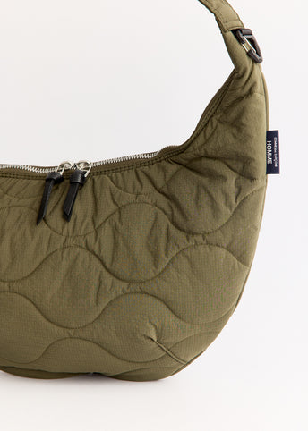 Nylon Rip-Stop Quilting Shoulder Bag