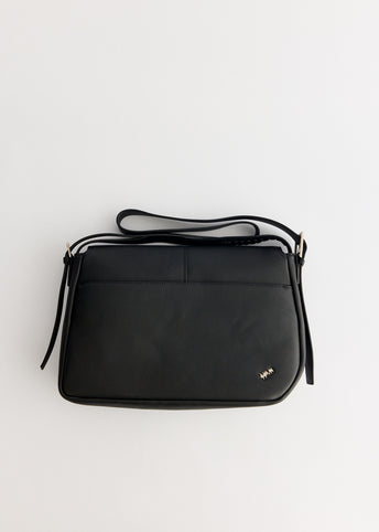 Four Grain Leather Shoulder Bag