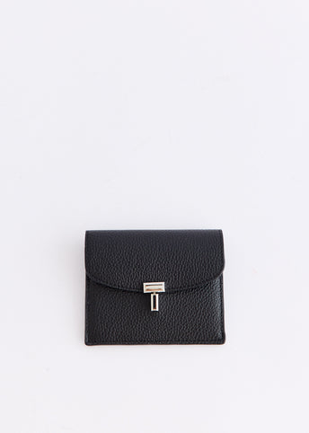 T-Lock Grained Leather Cardholder