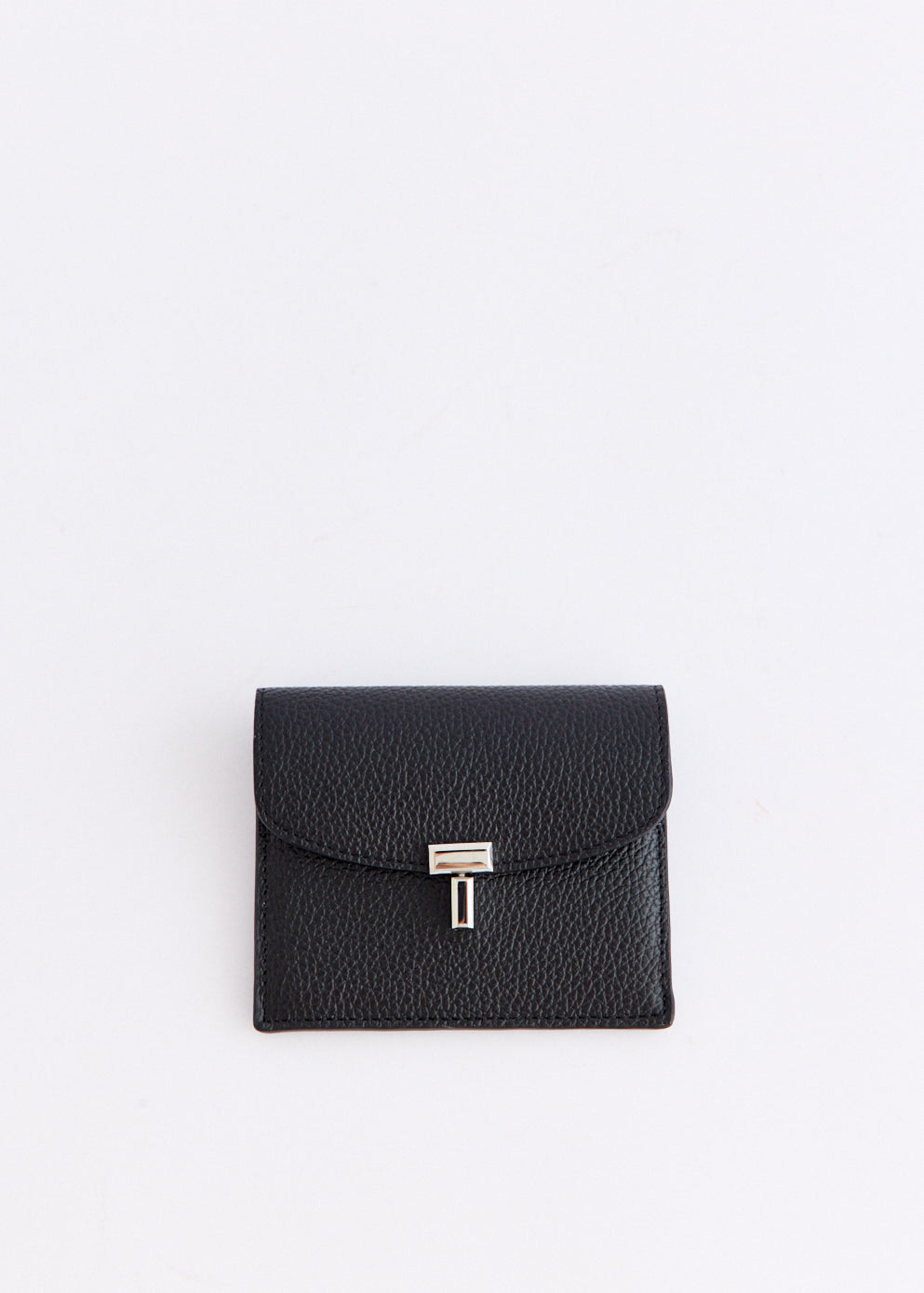 T-Lock Grained Leather Cardholder