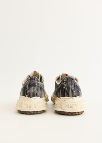 Hank Bleach Denim Low Top Sneakers