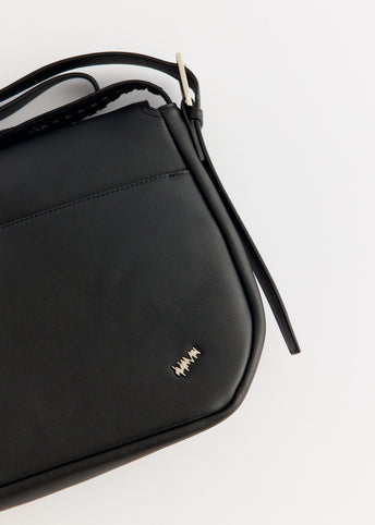 Four Grain Leather Shoulder Bag